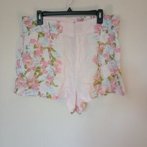 C&C California Linen Floral Women's Bermuda Shorts